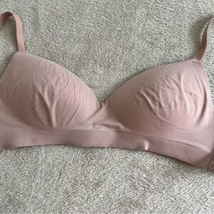 Soma‎ Enbliss Wireless Bra Women's 34C Padded Seamless Cups Light Pink